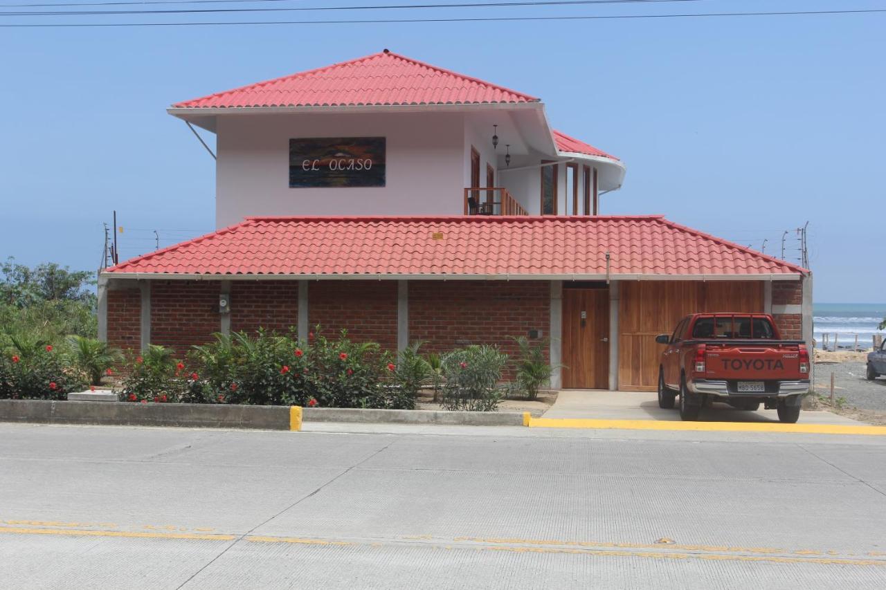 El Ocaso Oceanfront Apartment Canoa Exteriér fotografie