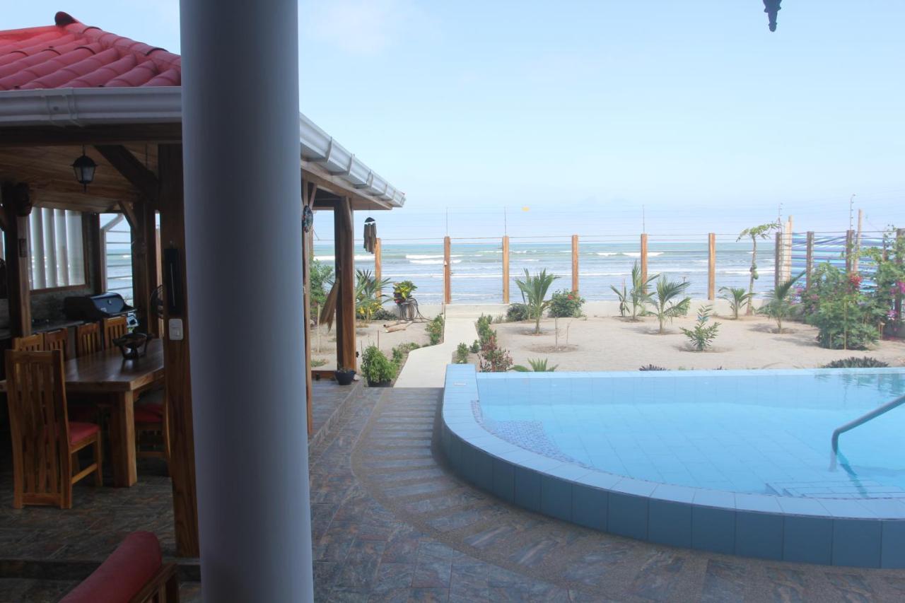 El Ocaso Oceanfront Apartment Canoa Exteriér fotografie