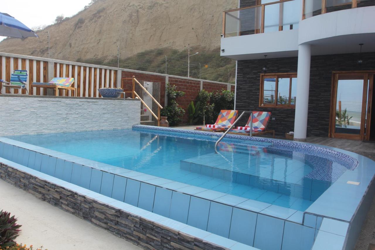 El Ocaso Oceanfront Apartment Canoa Exteriér fotografie