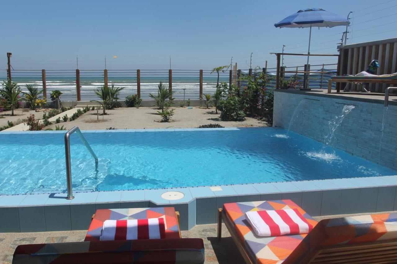 El Ocaso Oceanfront Apartment Canoa Exteriér fotografie